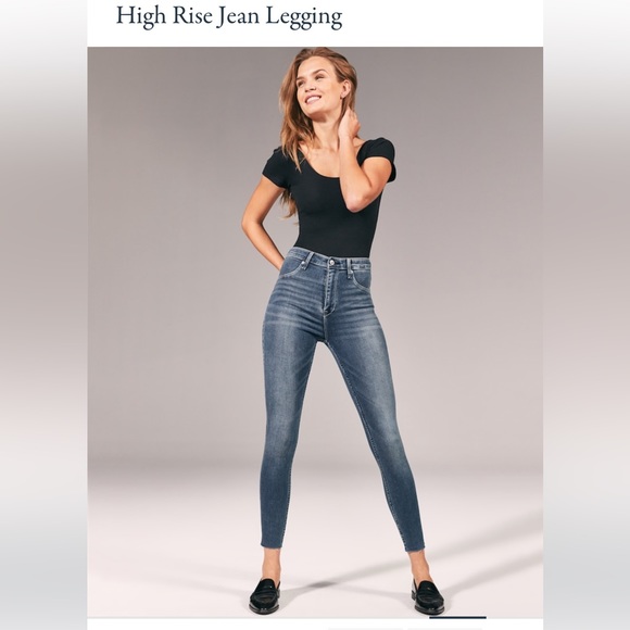 Abercrombie High Rise Jean Legging - Picture 6 of 11